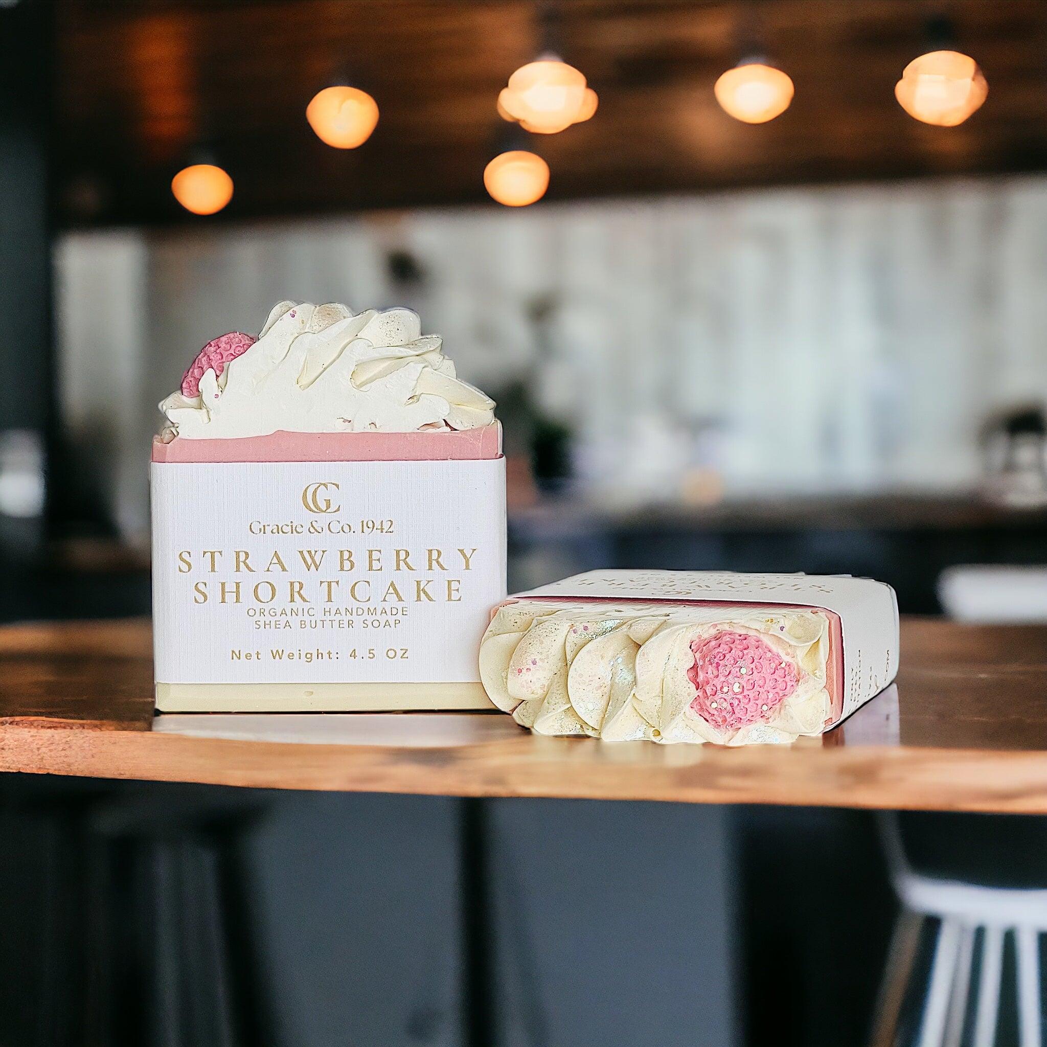 Strawberry Short Cake Shea Butter Soap - Gracie & Co. 1942